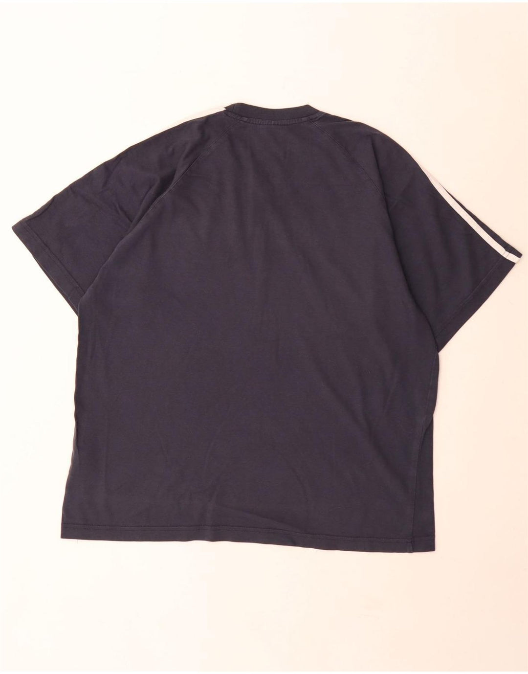 T-shirt da uomo Adidas Top Large in cotone blu navy