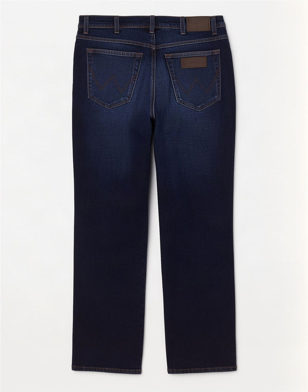 Jeans Wrangler Texas Slim da uomo W34 L32 in cotone blu