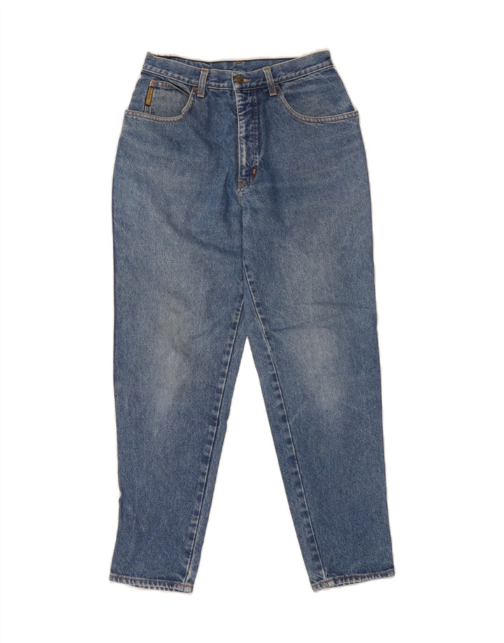 ARMANI Womens Tapered Jeans W32 L28 Blue Cotton Vintage Armani and Second-Hand Armani from Messina Hembry 