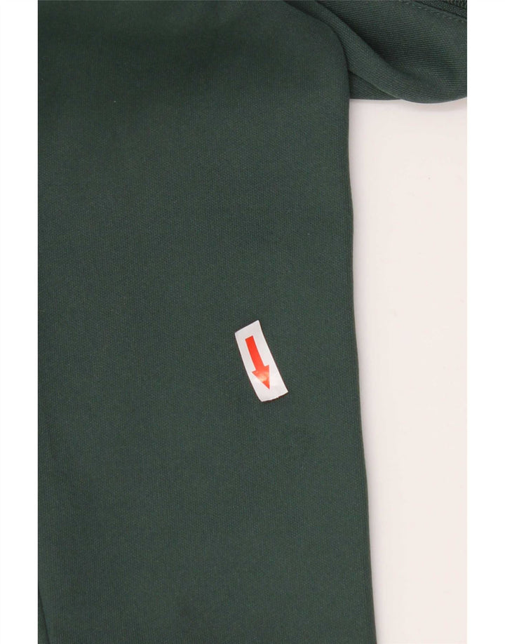 Adidas Giacca da tuta da donna con vestibilità regolare UK 10 Small Verde Poliestere
