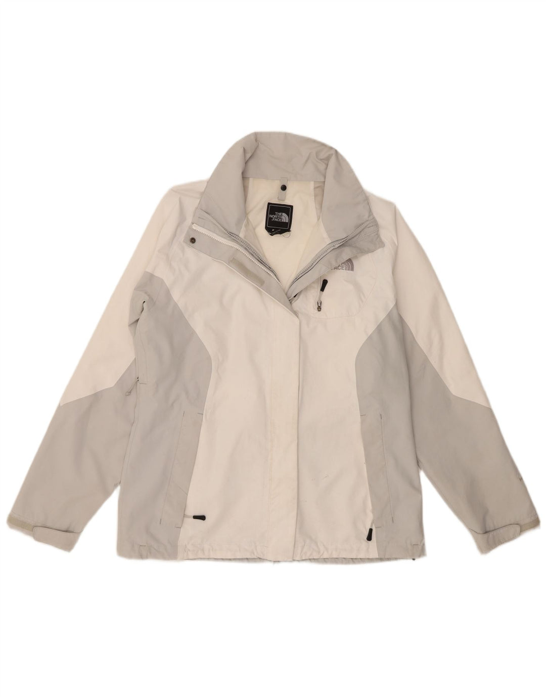 Giacca antipioggia da donna The North Face UK 16 Large Poliestere color block bianco