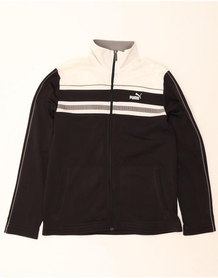 Giacca da tuta da uomo Puma Large Black Colourblock