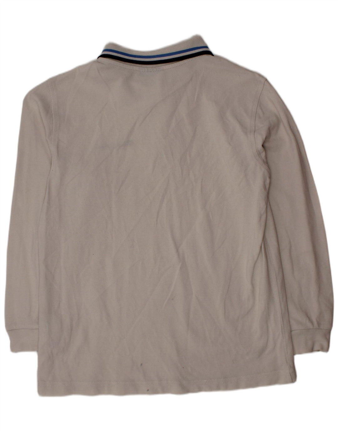 Polo a maniche lunghe da bambino CHAMPION 9-10 anni, colore bianco medio