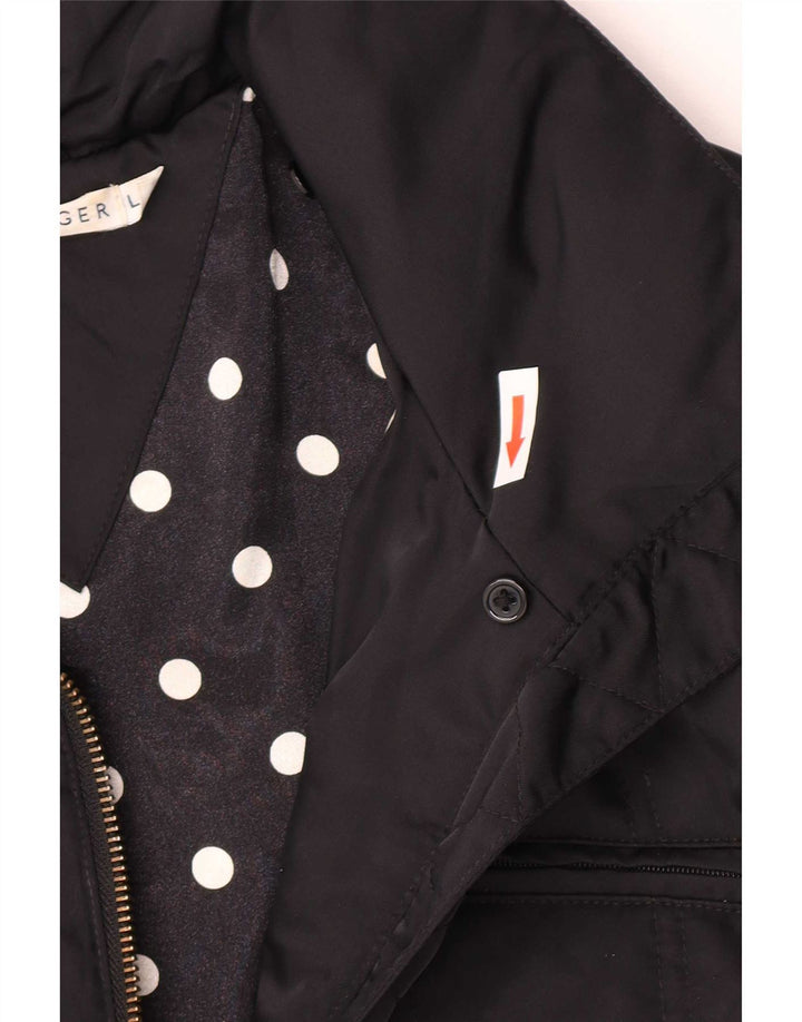 Giacca imbottita da donna Tommy Hilfiger UK 16 grande nylon nero