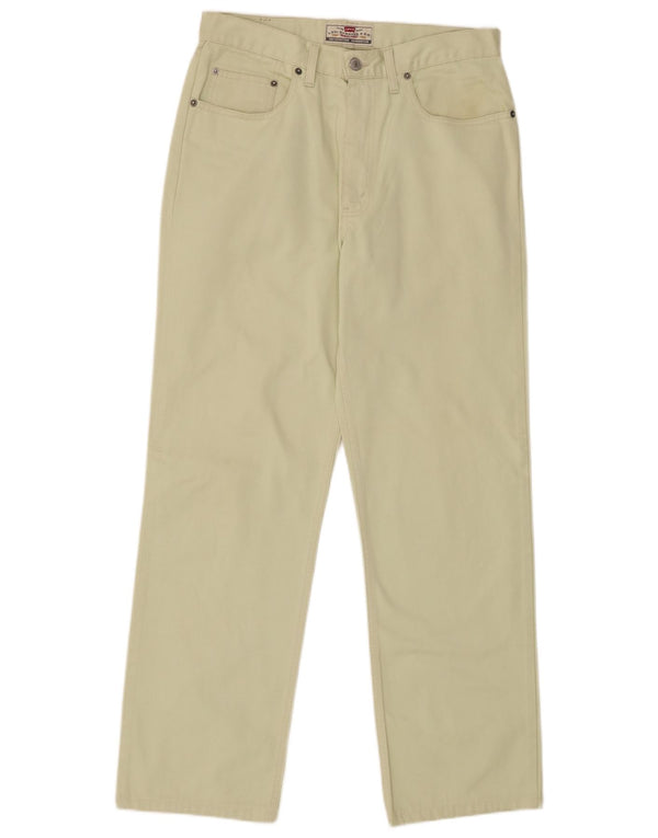 Levi's Uomo 471 Pantaloni casual dritti W34 L30 Cotone verde