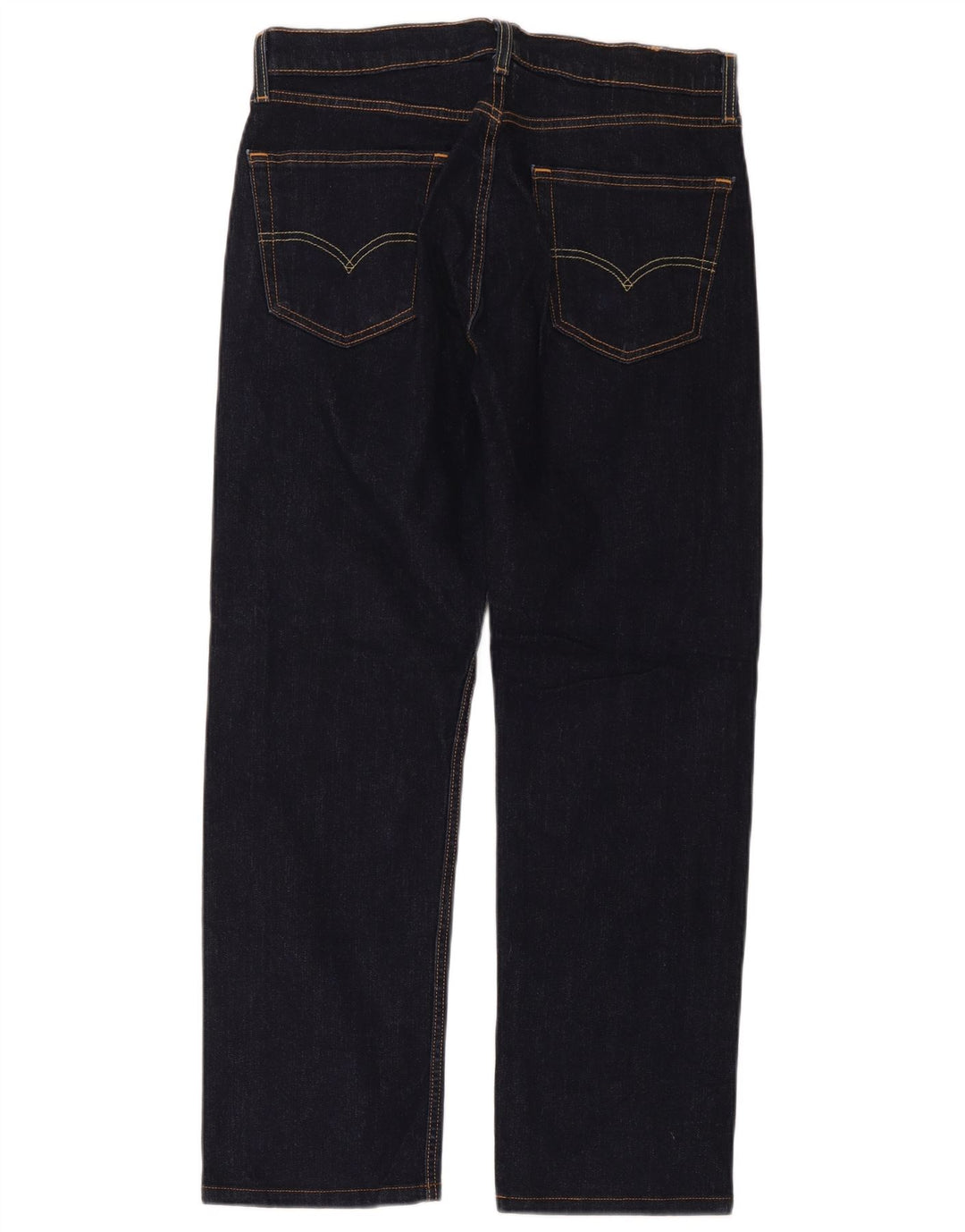 Jeans dritti da uomo Levi's W32 L32 in cotone blu navy