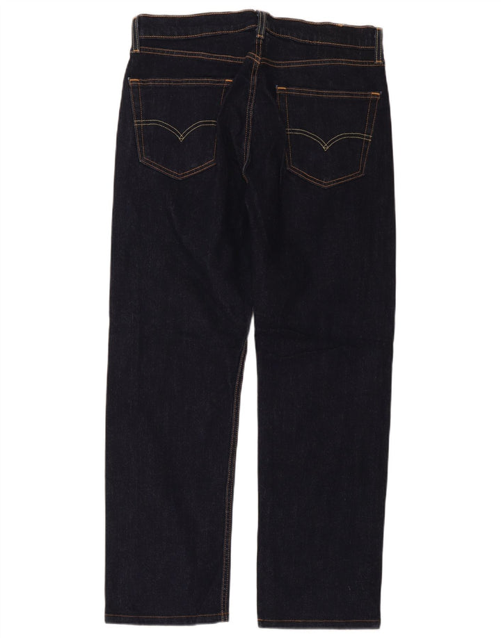 Jeans dritti da uomo Levi's W32 L32 in cotone blu navy