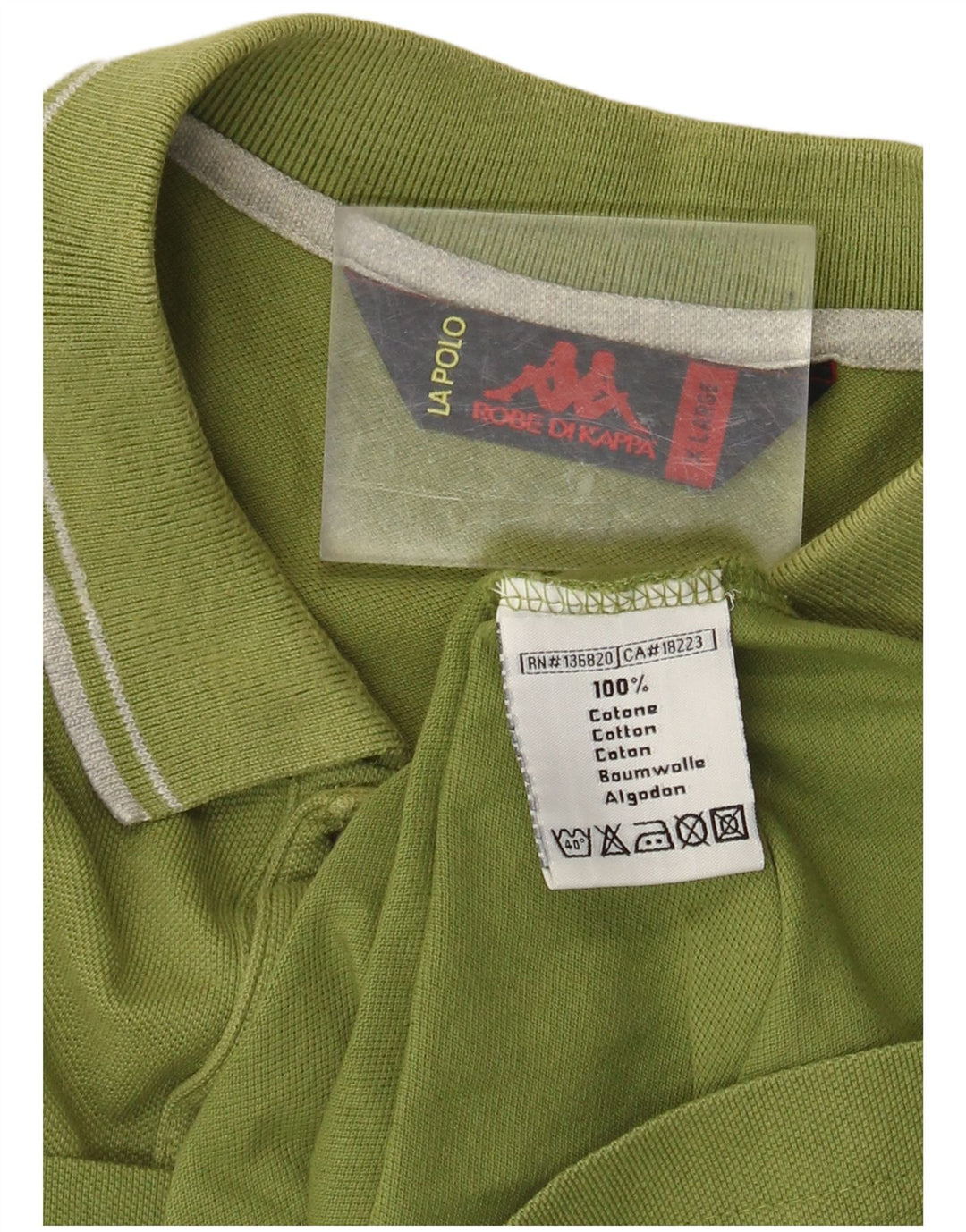 Polo KAPPA Uomo XL Verde Cotone