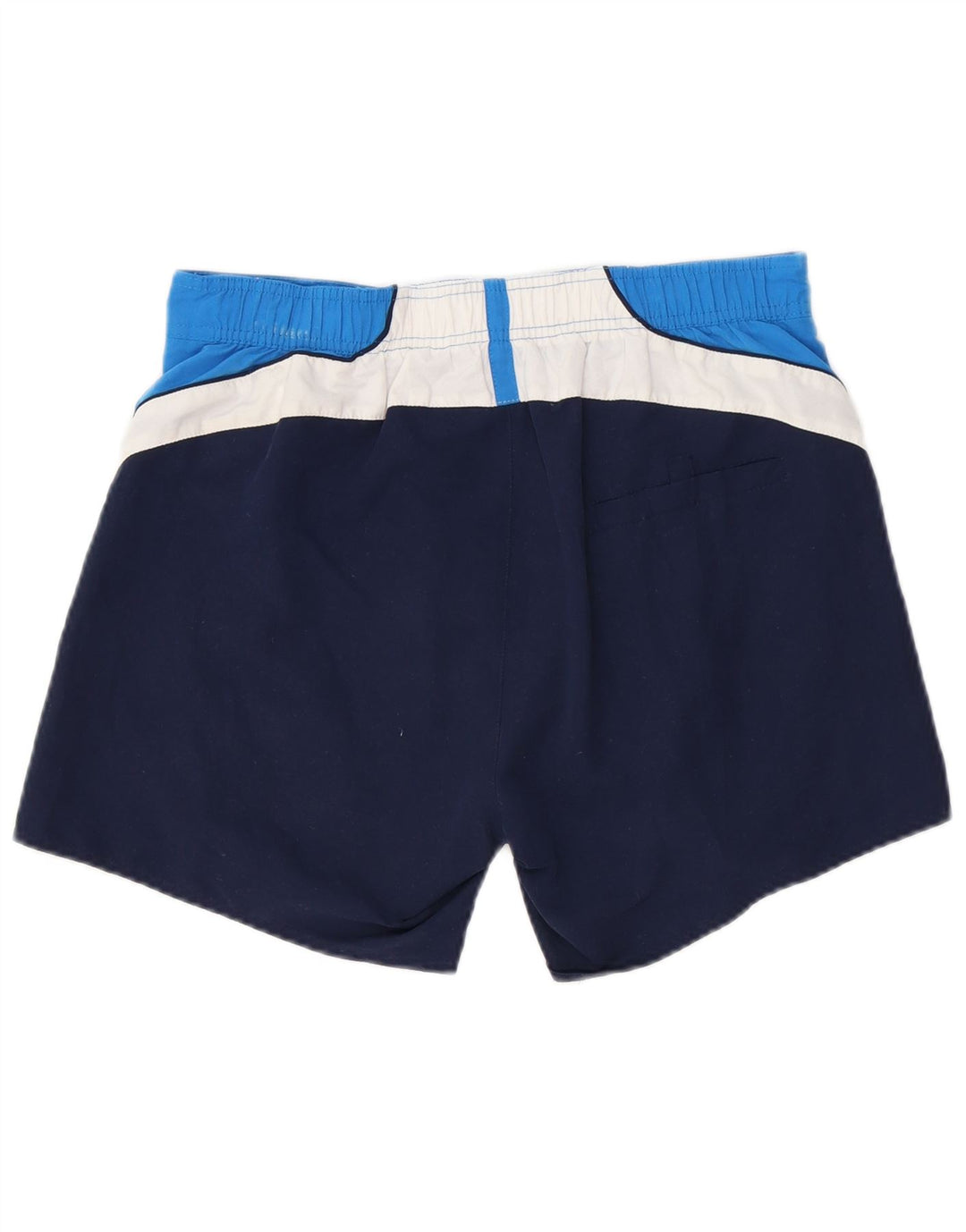 Pantaloncini da bagno da uomo Brugi in poliestere color block blu medio