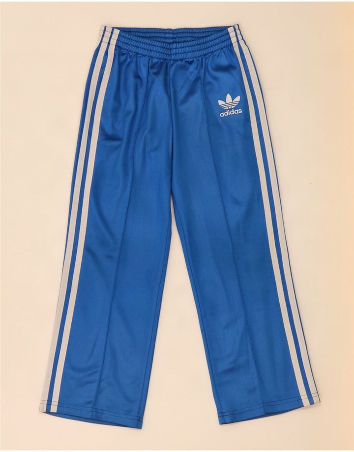 Pantaloni Tuta Adidas Bambina 5-6 Anni Poliestere Blu
