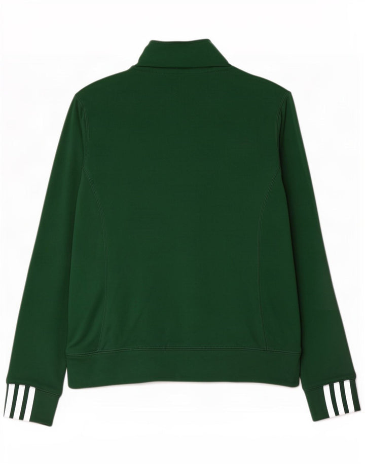 Felpa Adidas Uomo Ohio Zip Neck Felpa Verde Medio