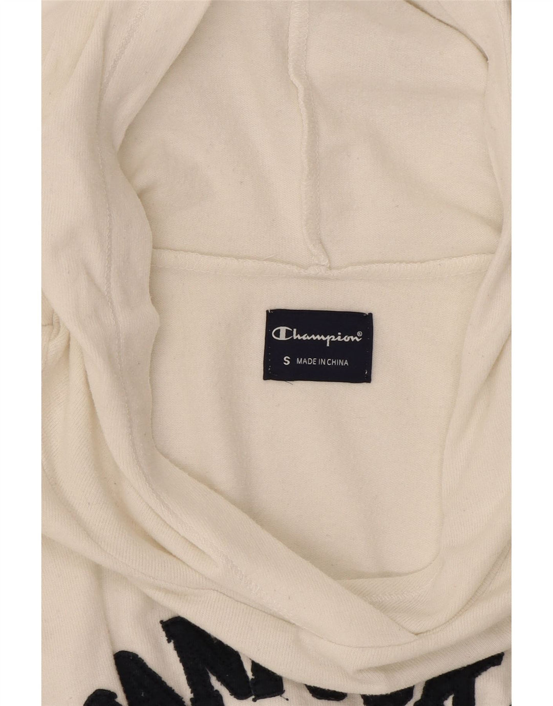 Maglione con cappuccio grafico Nantucket da donna CHAMPION UK 10 piccolo cotone bianco