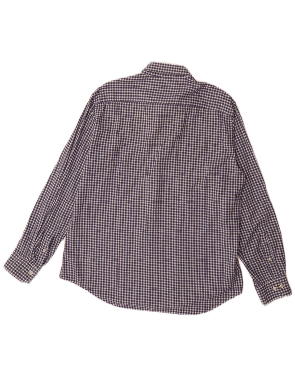 Camicia da uomo Carrera XL blu a quadretti