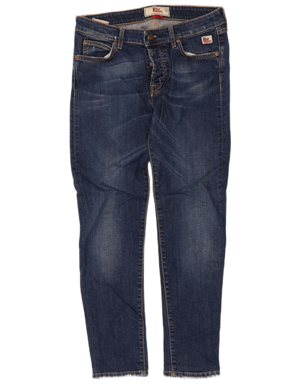 Jeans slim da uomo Roy Rogers W32 L28 cotone blu