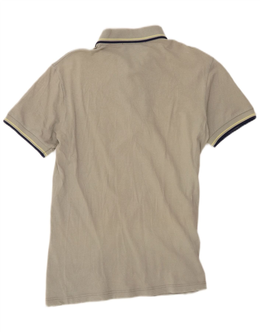 Polo da uomo Fred Perry piccola in cotone a righe grigie