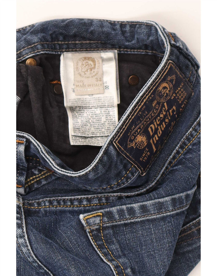Jeans dritti da uomo Diesel W34 L29 cotone blu