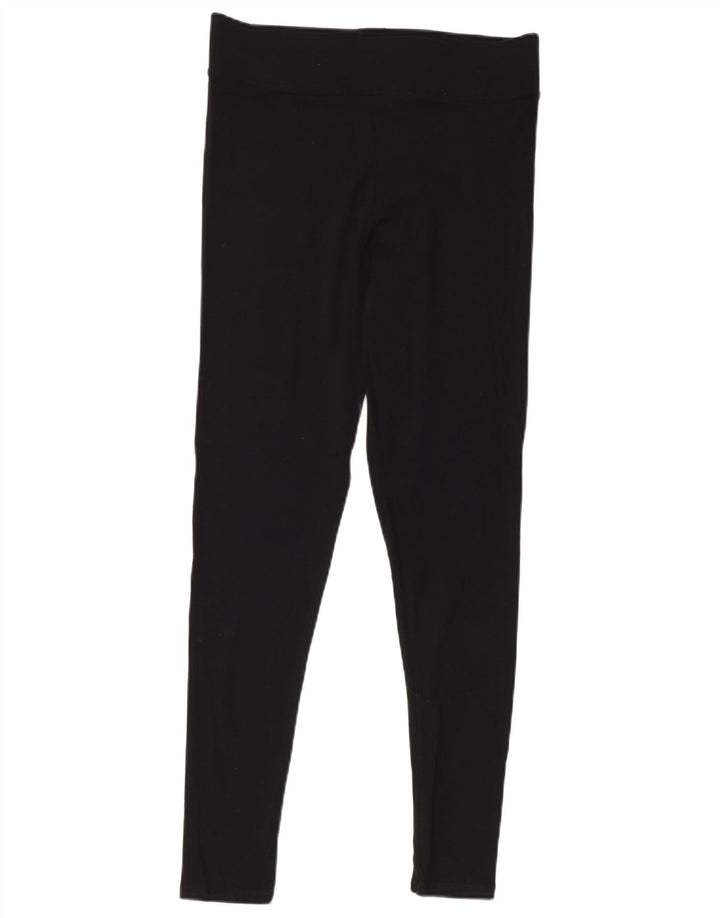 Leggings da donna Marks & Spencer UK 12 cotone nero medio