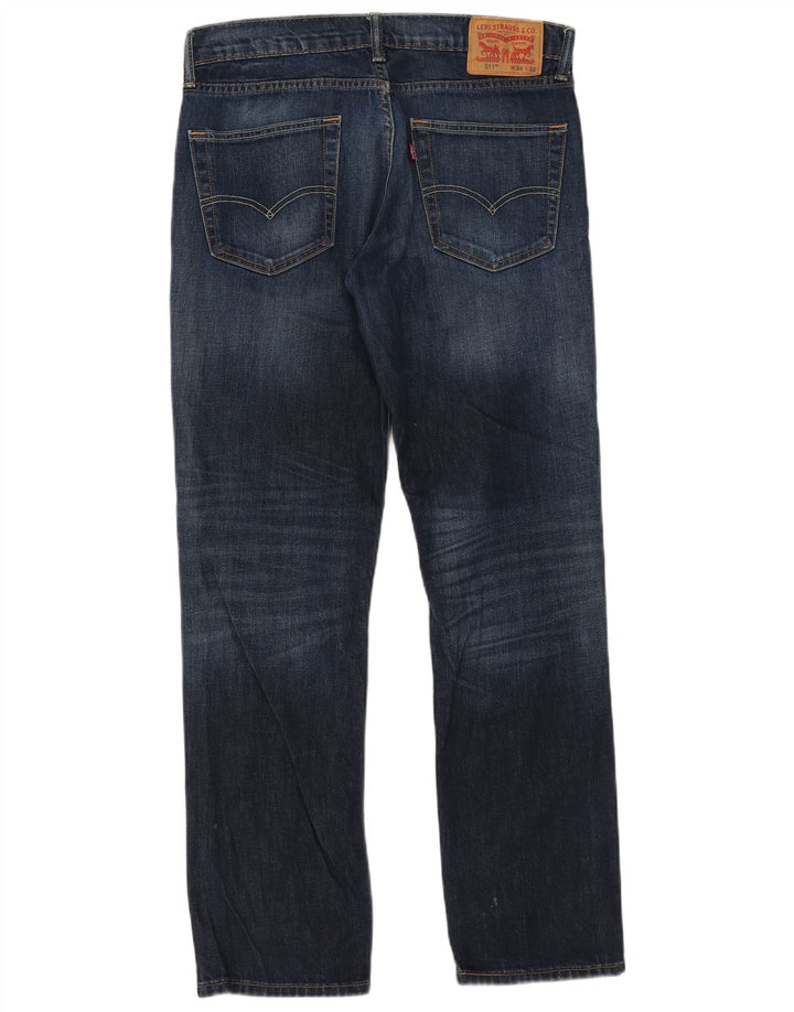 Jeans Levi's 511 Slim da donna W34 L32 in cotone blu