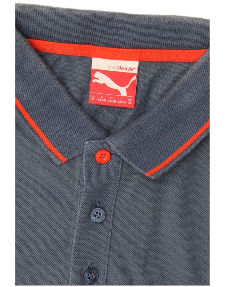 Polo PUMA da uomo blu medio