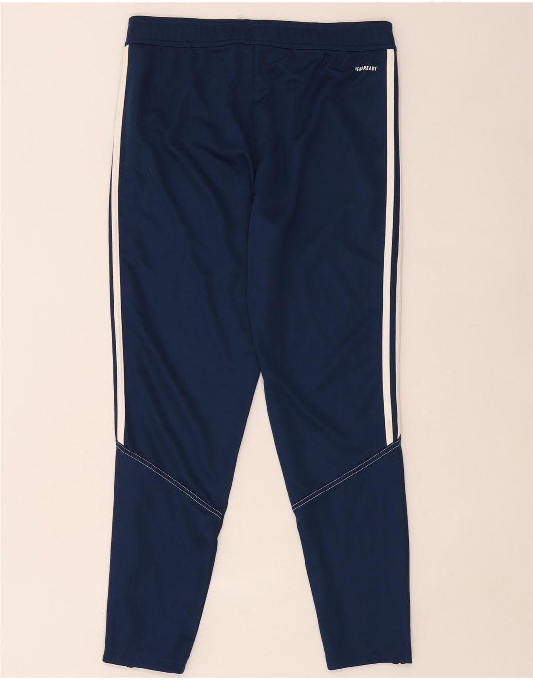 Pantaloni da tuta Adidas Aeroready da uomo medio poliestere blu navy