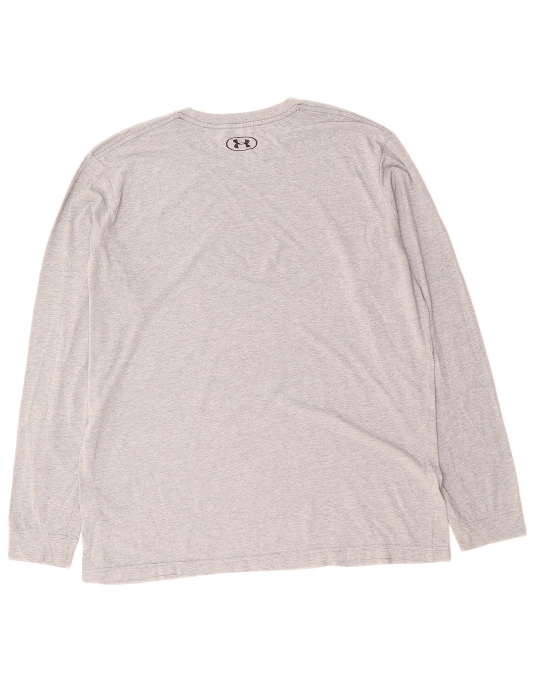 UNDER ARMOUR Maglia termica da uomo a maniche lunghe grande in cotone grigio