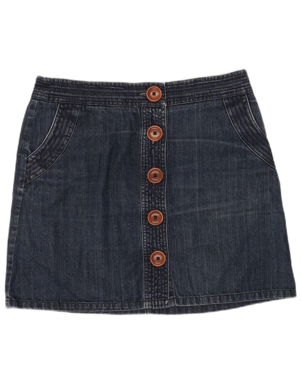 BODEN Gonna in denim da donna UK 14 Grande W32 Cotone blu navy