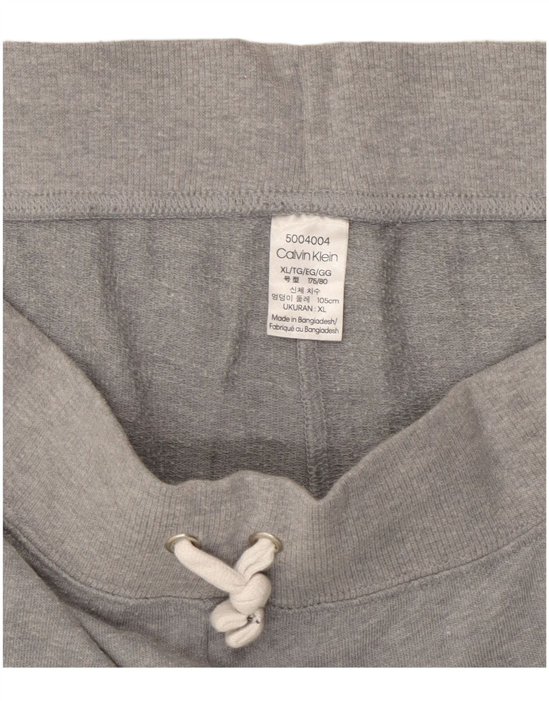 CALVIN KLEIN Pantaloni da tuta da donna Joggers UK 18 XL Grigio chiazzato