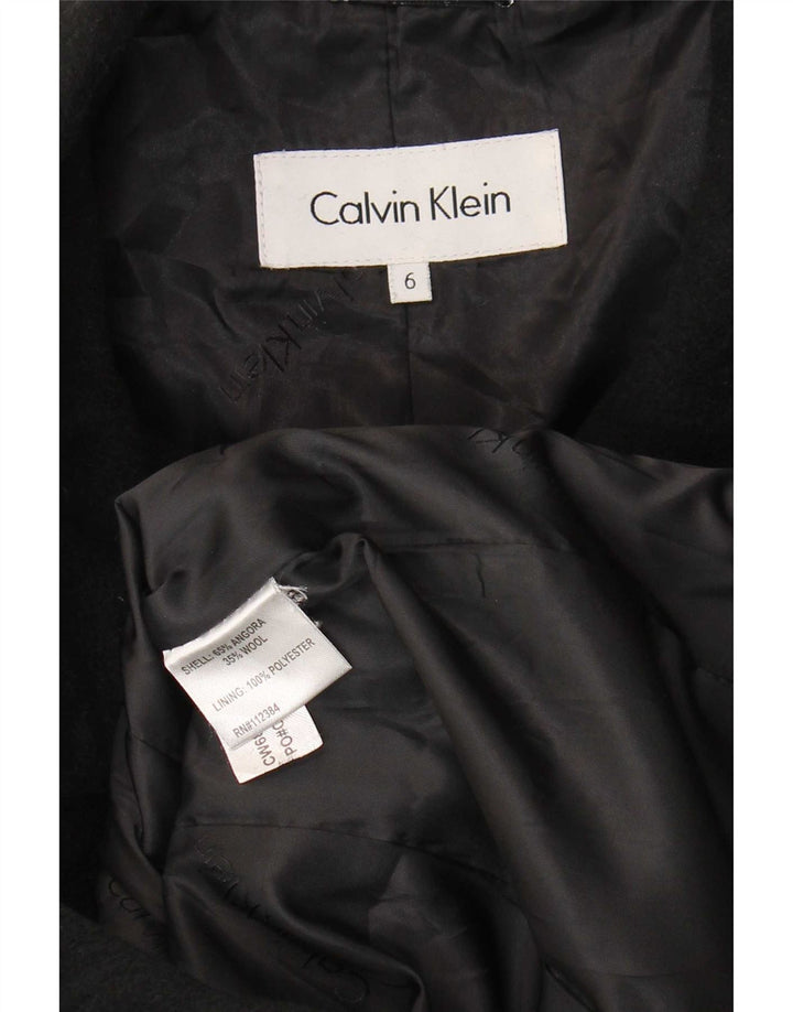 Cappotto da donna Calvin Klein US 6 Angora medio nero