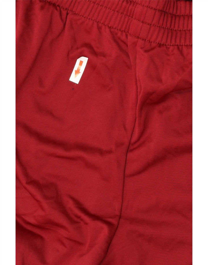 Pantaloni da tuta da uomo Adidas Large in poliestere bordeaux