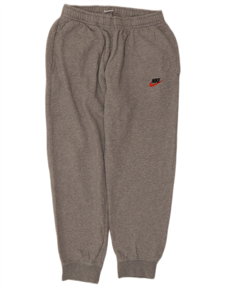 Pantaloni da tuta da uomo Nike Joggers in cotone chiazzato grigio medio