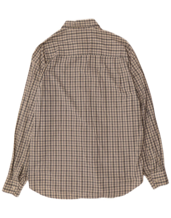 TRUSSARDI JEANS Camicia Ittierre Uomo XL Cotone Check Grigio