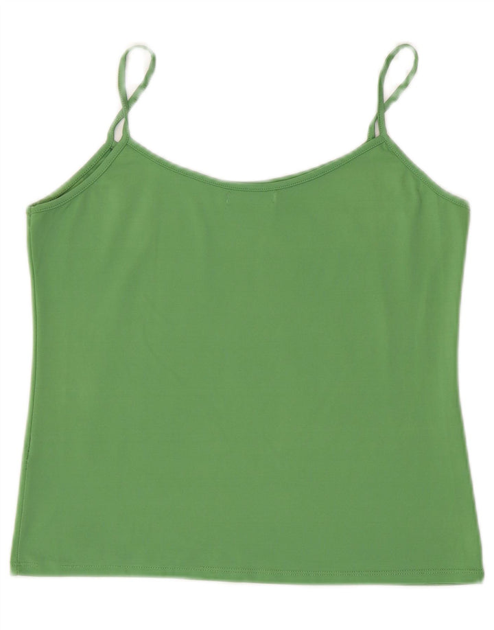 Top corto con canottiera corta da donna Zara UK 14 grande verde
