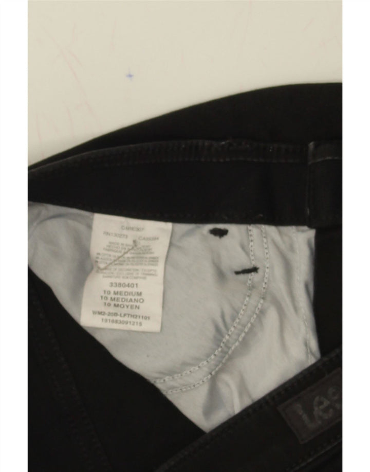 LEE Womens Mid Rise Regular Fit Capri Trousers US 10 Large W32 L23 Black Vintage Lee and Second-Hand Lee from Messina Hembry 
