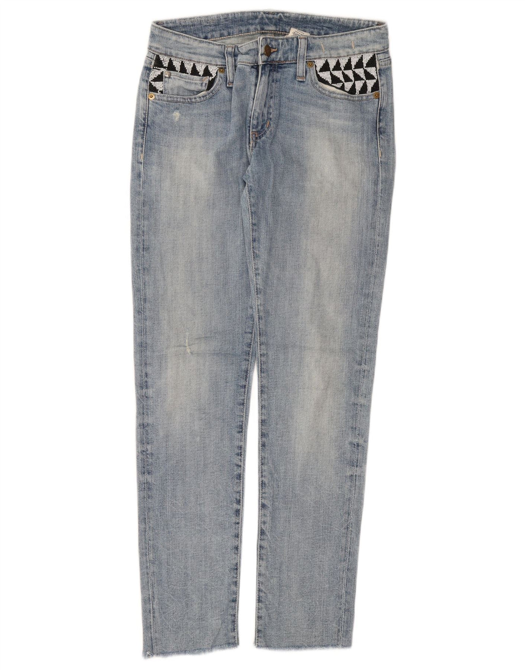 Jeans slim da donna RALPH LAUREN W27 L28 cotone blu