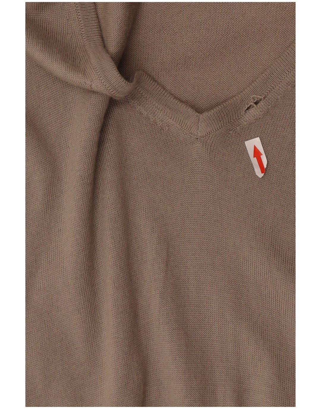 Maglione da uomo con scollo a V autografo Marks & Spencer XL in lana beige