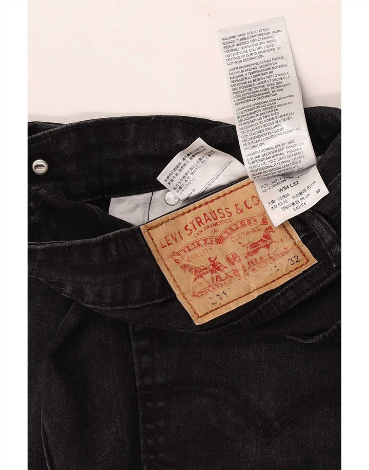 Jeans Levi's Uomo 511 Slim W34 L32 Cotone Nero