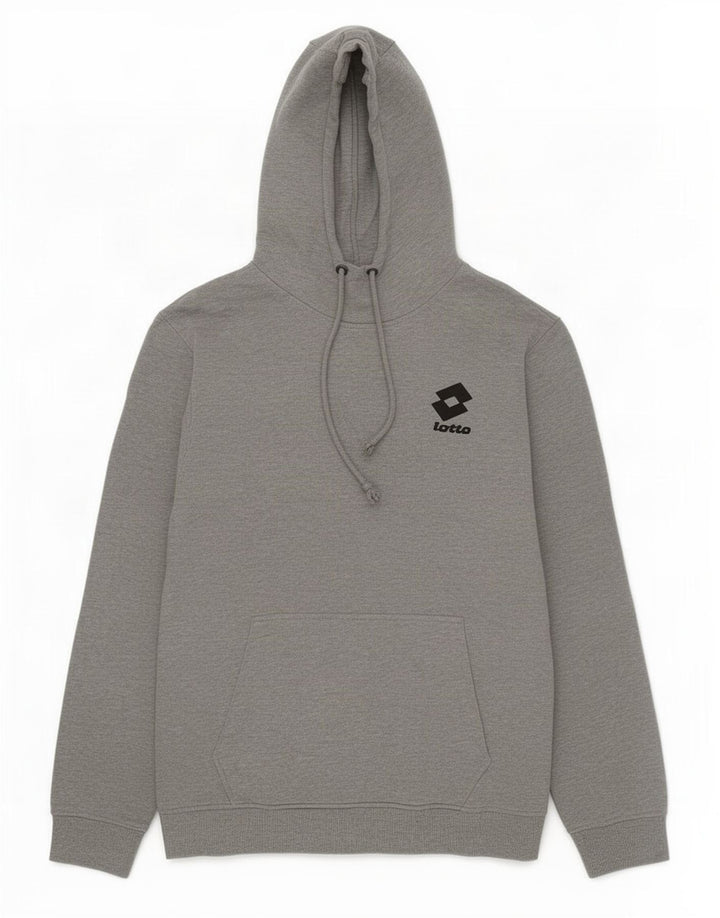 Maglione con cappuccio da uomo Lotto piccolo in cotone chiazzato grigio