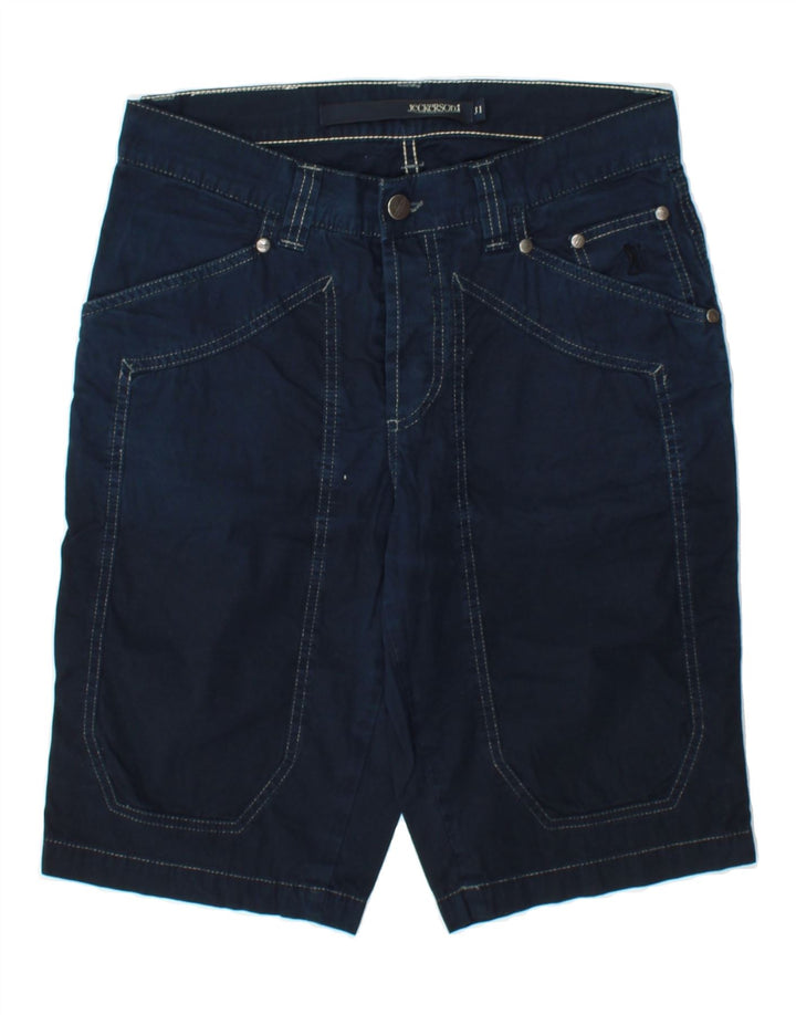 JECKERSON Womens Bermuda Denim Shorts W31 Medium Navy Blue Cotton Vintage Jeckerson and Second-Hand Jeckerson from Messina Hembry 