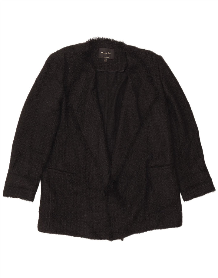 Giacca blazer da donna Massimo Dutti EU 42 grande acrilico nero