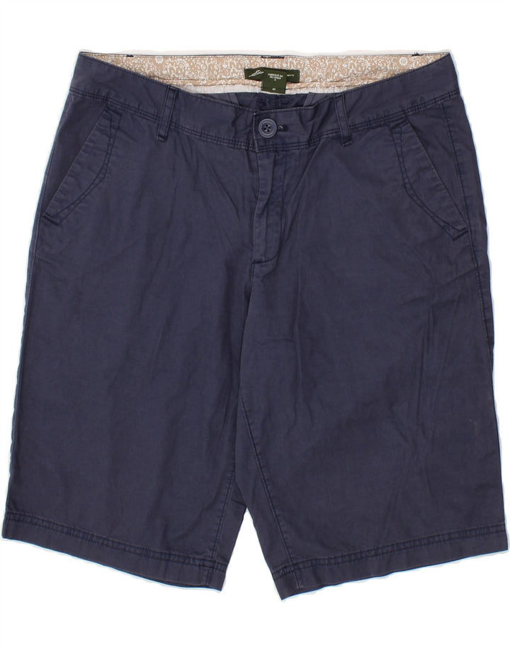 EDDIE BAUER Womens Chino Shorts US 8 Medium W30  Navy Blue Cotton Vintage Eddie Bauer and Second-Hand Eddie Bauer from Messina Hembry 