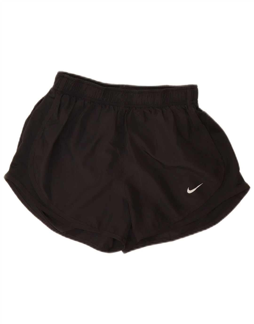 Pantaloncini sportivi Nike da donna Dri Fit UK 8 piccoli poliestere nero