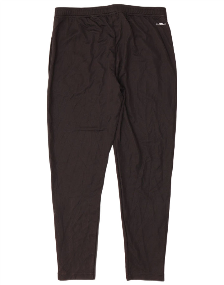 Pantaloni da tuta Adidas Aeroready da uomo grandi in poliestere nero