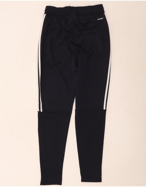 Pantaloni da tuta Adidas Aeroready da donna UK 10 Small Poliestere blu navy