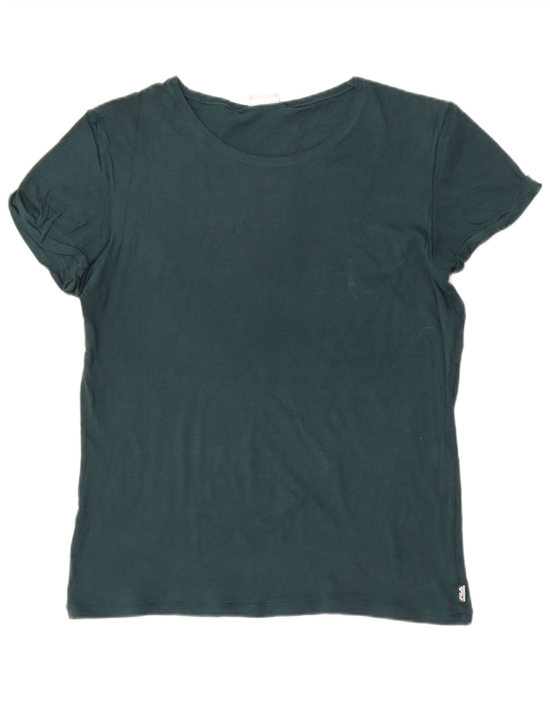 T-shirt da uomo Fila Top in cotone verde medio