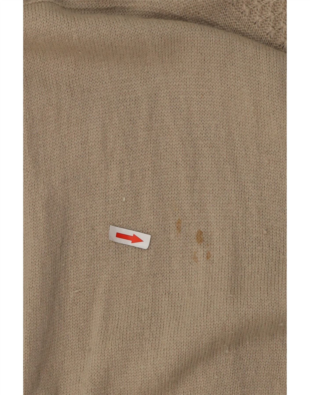 Crew Clothing Maglione da uomo con bottoni e collo XL in lana d'agnello grigia