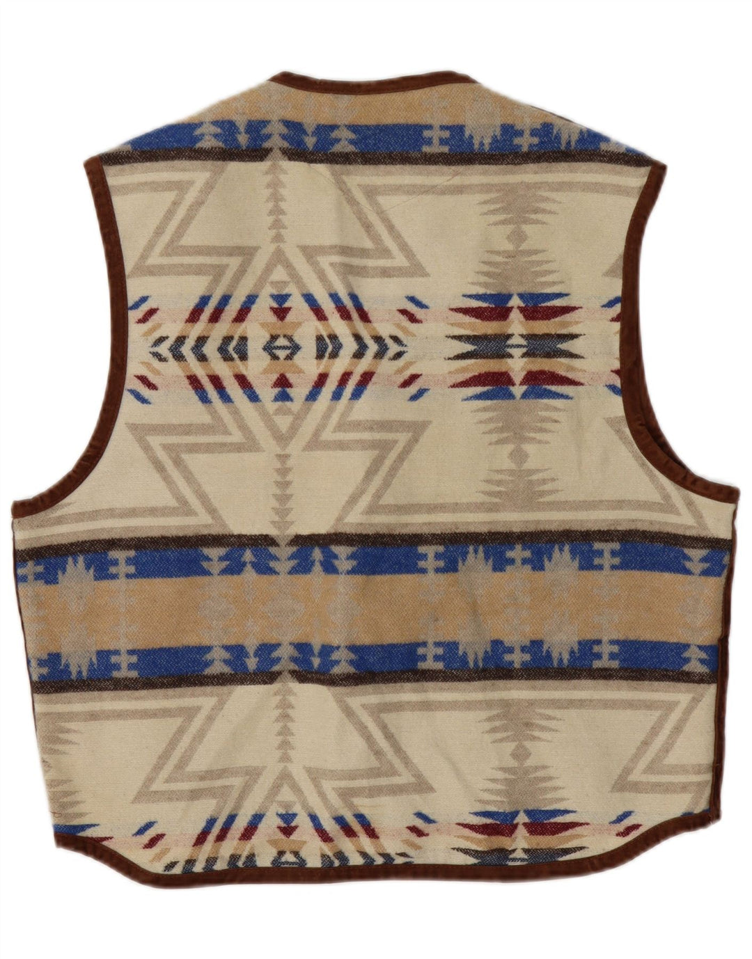 Gilet da uomo MULTIBLU UK 40 Large Beige Fair Isle