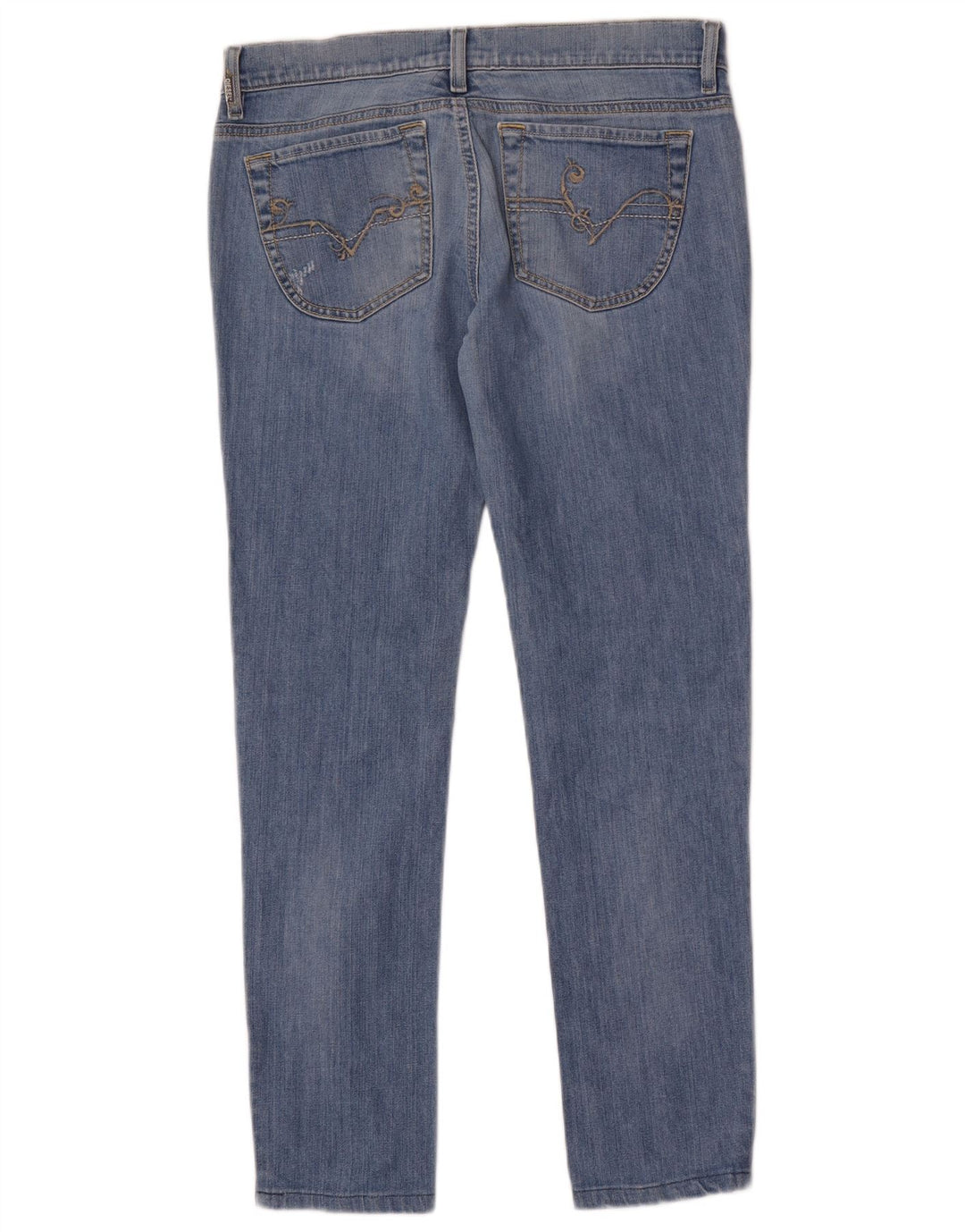 Jeans slim da donna Diesel Liv W30 L30 cotone blu