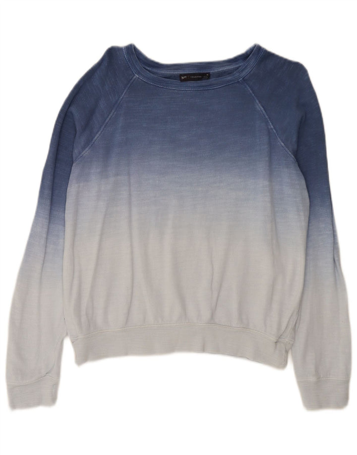 Felpa da donna Marks & Spencer UK 10 Small Blue Colourblock