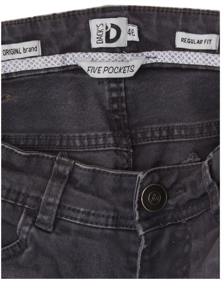 Jeans dritti vestibilità regolare da donna di Dack IT 46 Large W32 L30 Blu navy