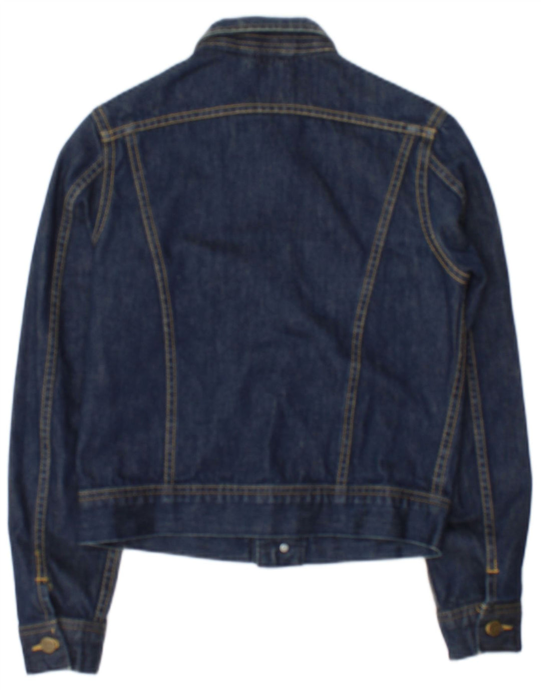 Giacca in denim da donna Lee UK 10 piccola in cotone blu navy